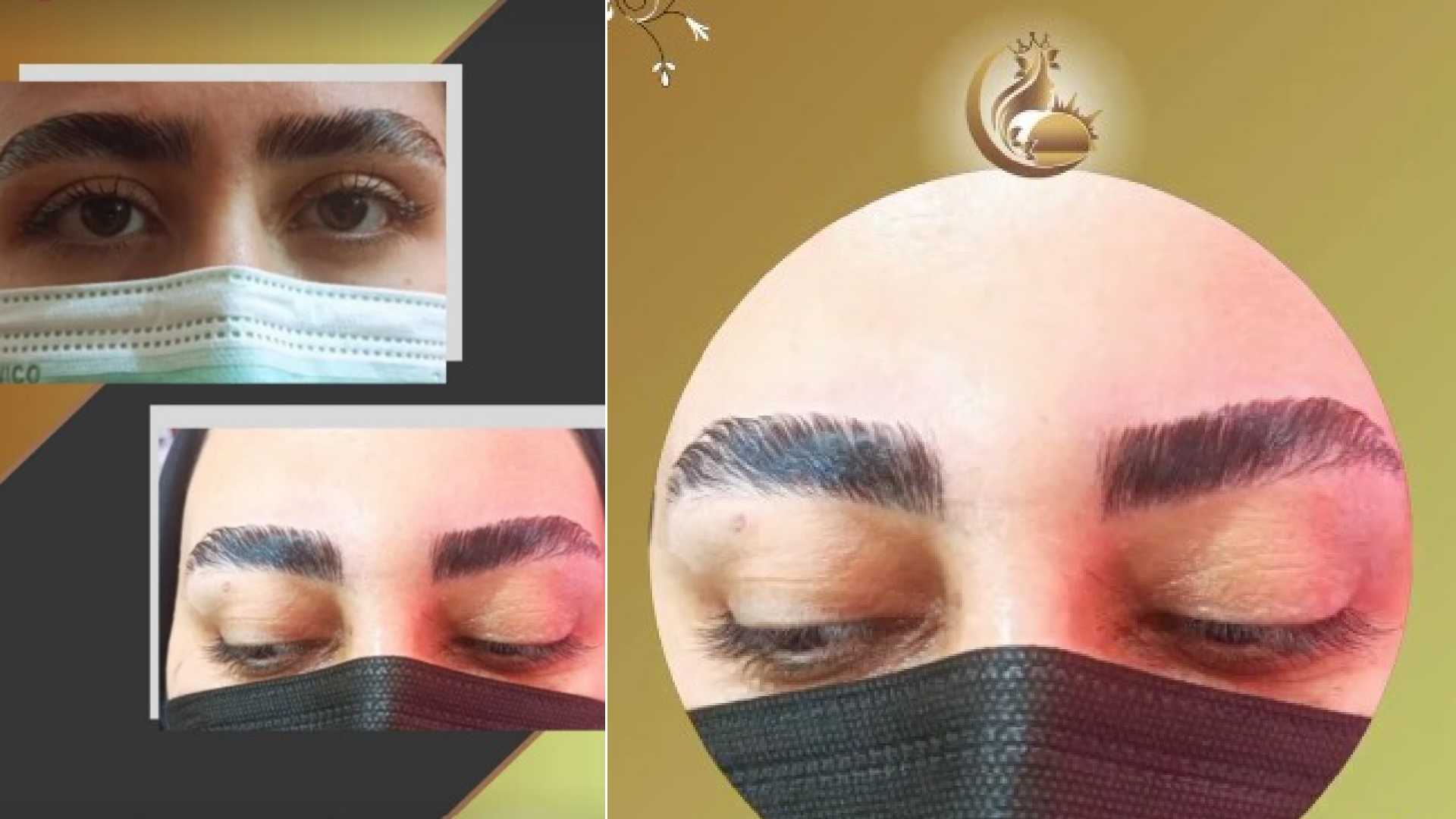 لیفت ابرو در کرمانشاه با مهشید مرادی در سالن زیبایی اینور
